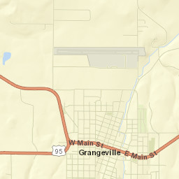 Grangeville Street Map