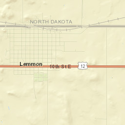 Lemmon Street Map