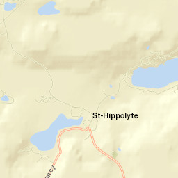 Saint-Hippolyte Street Map