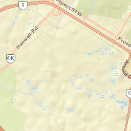 Fredericton Street Map