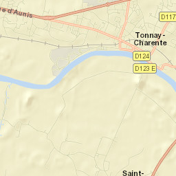 Tonnay-Charente Street Map