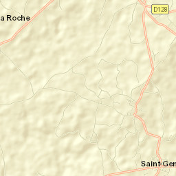 Saint-Gence Street Map