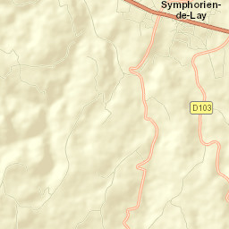 Saint-Symphorien-de-Lay Street Map