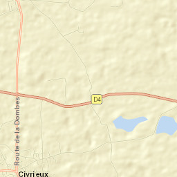 Civrieux Street Map
