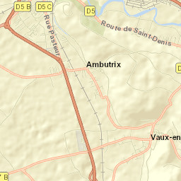 Vaux-en-Bugey Street Map