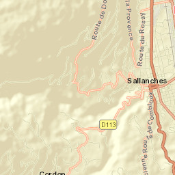 Sallanches Street Map