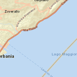 Pallanza-Intra-Suna Street Map