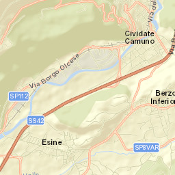 Esine Street Map