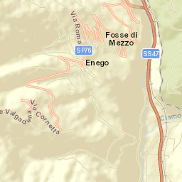 Enego Street Map