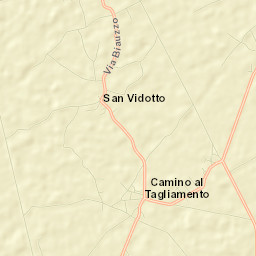 Camino al Tagliamento Street Map