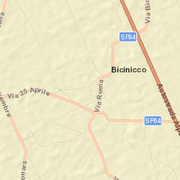 Bicinicco Street Map