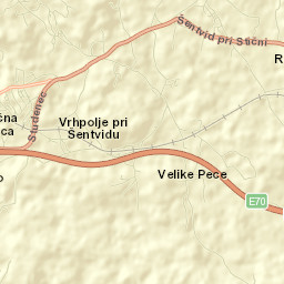 Šentvid pri Stični Street Map