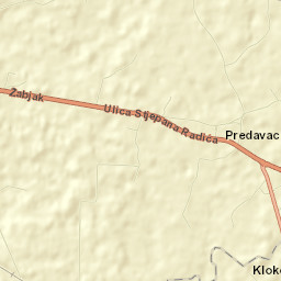 Predavac Street Map