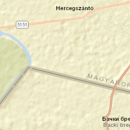 Hercegszántó Street Map