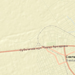 Senta Street Map