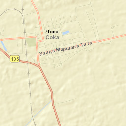 Čoka Street Map