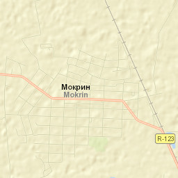 Mokrin Street Map