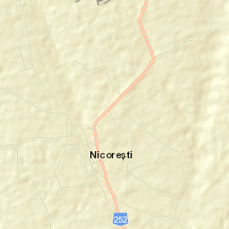 Comuna Nicoreşti Street Map