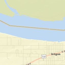 Irrigon Street Map