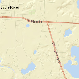 Eagle River Street Map