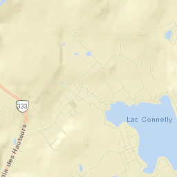 Lac-Connelly Street Map