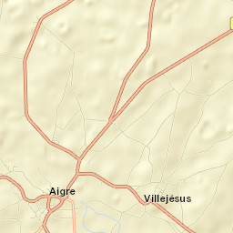 Aigre Street Map