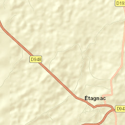 Étagnac Street Map
