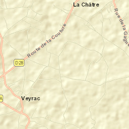 Veyrac Street Map