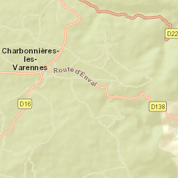 Charbonnières-les-Varennes Street Map