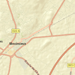 Meximieux Street Map