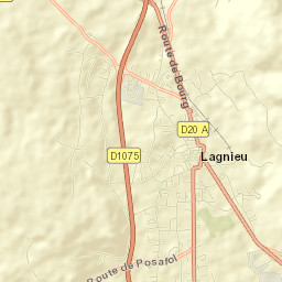 Lagnieu Street Map