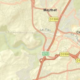 Meythet Street Map