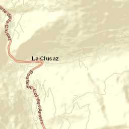 La Clusaz Street Map