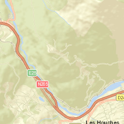Les Houches Street Map