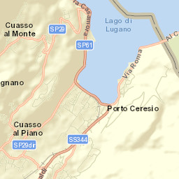 Porto Ceresio Street Map