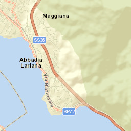 Abbadia Lariana Street Map