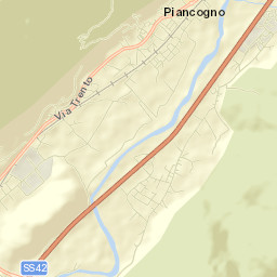 Piamborno Street Map