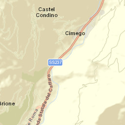 Cimego Street Map