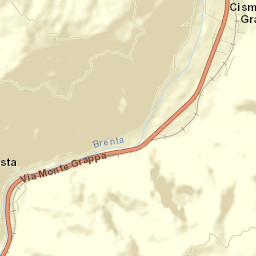 Cismon del Grappa Street Map