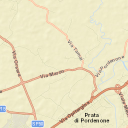 Prata di Pordenone Street Map
