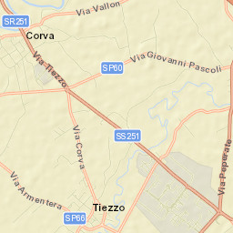 Azzano Decimo Street Map