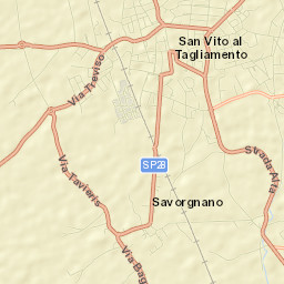 San Vito al Tagliamento Street Map