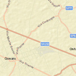 Gonars Street Map