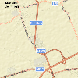 Mariano del Friuli Street Map