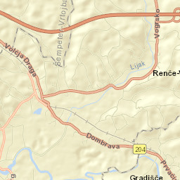 Volčja Draga Street Map