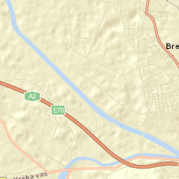 Brežice Street Map