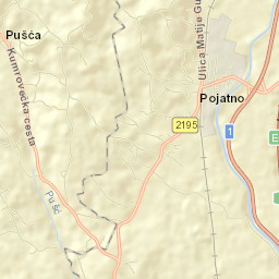 Pojatno Street Map