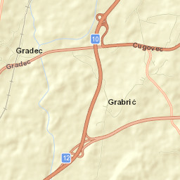 Gradec Street Map