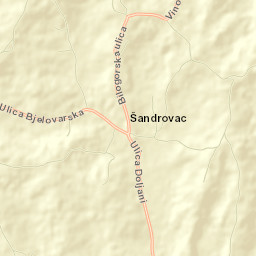 Šandrovac Street Map