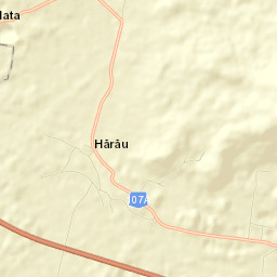 Comuna Hărău Street Map